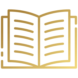 Livro aberto em dourado simbolizando orientação clara, informação acessível e explicações objetivas sobre processos ligados ao BPC Loas.